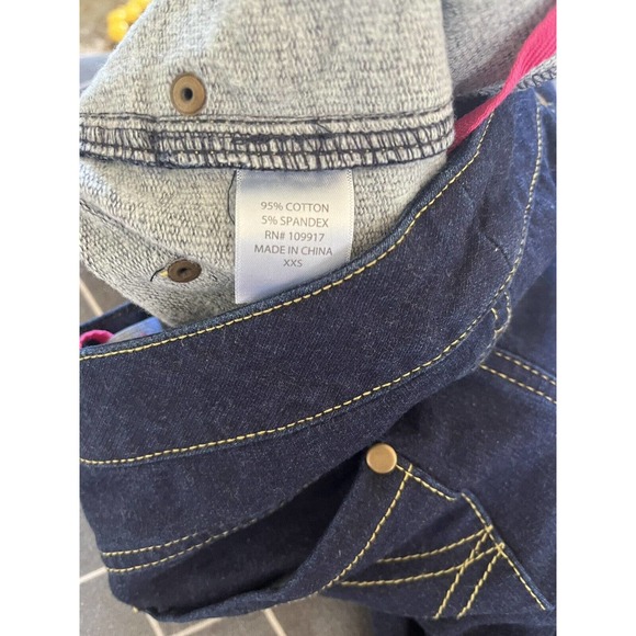 NWT Pajama Jeans Mid Rise Pull On Denim Bermuda Shorts Size XXS - Picture 6 of 6